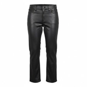 90s GAP Vintage Slim High Rise Faux Leather Pants Black Size 30‎ 10R Streetwear